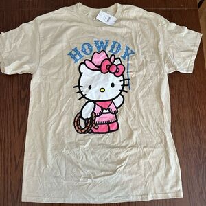 Sanrio Cream Hello Kitty Howdy Tee
